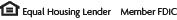 Equal Housing Lender, Member FDIC, Member DIF
